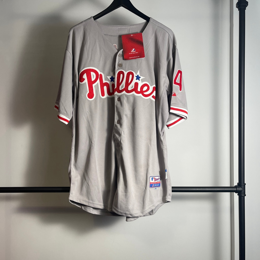 Men's Majestic Philadelphia Phillies Oswalt Jersey size 54